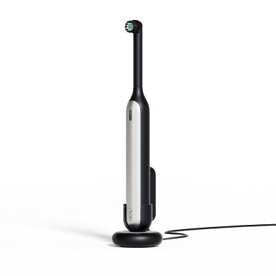 quip Rev Oscillating Rechargeable Electric Toothbrush Black/Silver - Imperfect Box by This is Beauty US
