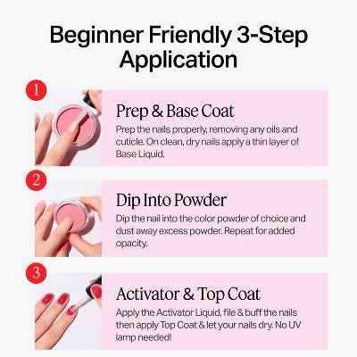 Nailboo Dip Powder Pink Lemonade 0.5oz - New