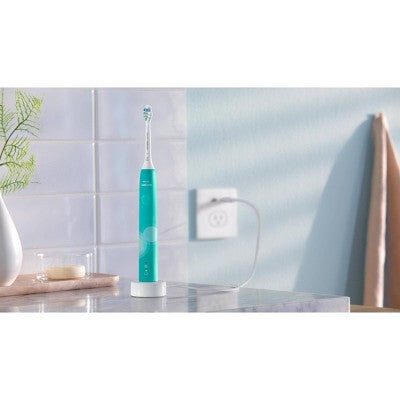 Philips Sonicare 4100 Rechargeable Electric Toothbrush Turquoise - Imperfect Box by This is Beauty US