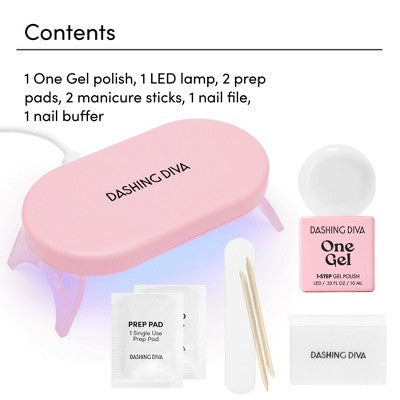 Dashing Diva One Gel Color Nail Polish Starter Kit Daikon 8ct - New by This is Beauty US