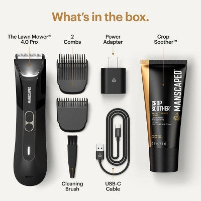 MANSCAPED The Lawn Mower 4.0 Pro Essentials Kit Gift Set - Imperfect Box by This is Beauty US