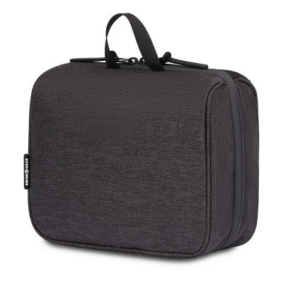 SWISSGEAR Toiletry Tech Kit Dark Gray Heather - New by This is Beauty US