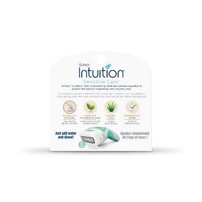 Schick Intuition Sensitive Care Womens Razor Blade Refills 3 ct - Imperfect Box by This is Beauty US