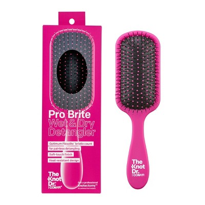 The Knot Dr. for Conair Pro Brite Wet &amp; Dry Detangling Hair Brush Pink - Imperfect Box