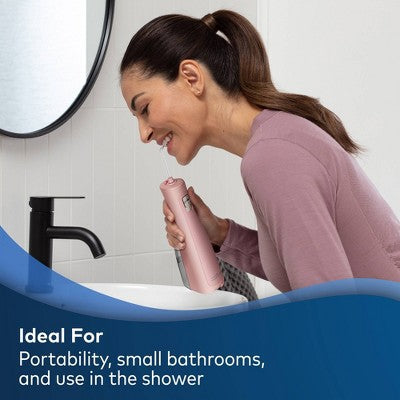 Waterpik Cordless Revive Water Flosser Blush Pink - Imperfect Box by This is Beauty US