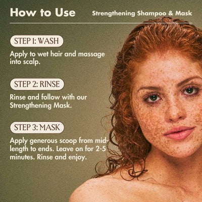 Blake Brown Fundamental Strengthening Mask Sandalwood Vanille &amp; Warm Vanilla Fragrance 8 fl oz - New by This is Beauty US
