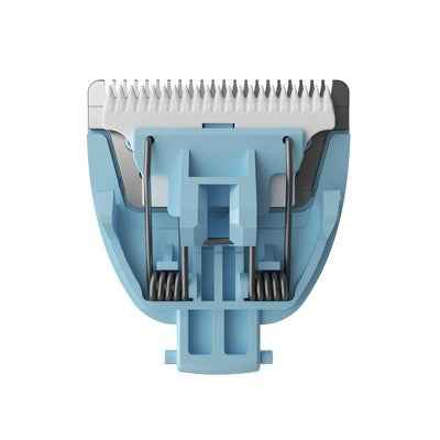 Meridian Slimmer Trimmer Precision Pubic &amp; Body Hair Trimmer Ceramic Blade, Single Replacement Blade Sky Blue - New