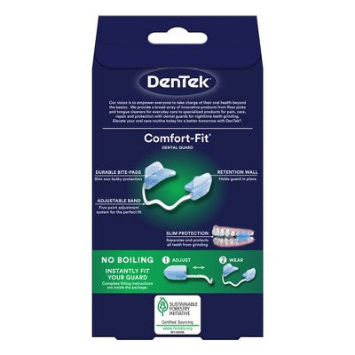 DenTek Comfort-Fit Dental Guard for Nighttime Teeth Grinding 2ct with Storage Case - Imperfect Box by This is Beauty US