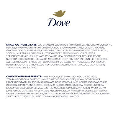 Dove Beauty Intensive Repair Shampoo &amp; Conditioner Set for Damaged Hair 12 fl oz/ 2ct - New by This is Beauty US