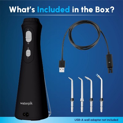 Waterpik Cordless Plus Rechargeable Water Flosser WP-462 Black - Imperfect Box by This is Beauty US