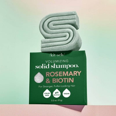 Kitsch Rosemary &amp; Biotin Volumizing Solid Shampoo Bar 3.2oz - Imperfect Box
