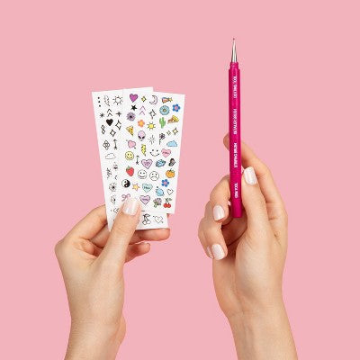 JAPONESQUE Nailed It! Art Kit. Inked By Dani Nail Art Tattoos 6pc - New by This is Beauty US