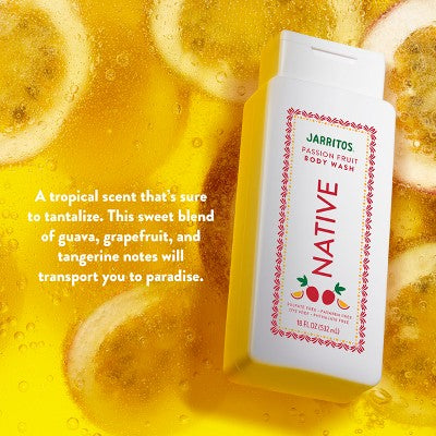 Native Body Wash Limited Edition Jarritos Passionfruit 18 fl oz - Imperfect Container by This is Beauty US