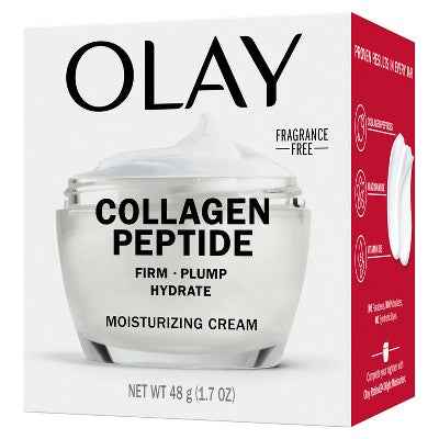 Olay Regenerist Face Moisturizer Collagen Peptide 24 Cream 1.7oz. - Imperfect Box