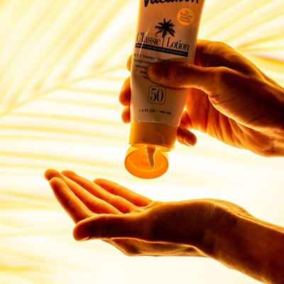 Vacation Classic Sunscreen Lotion SPF 50 6 fl oz - Imperfect Container