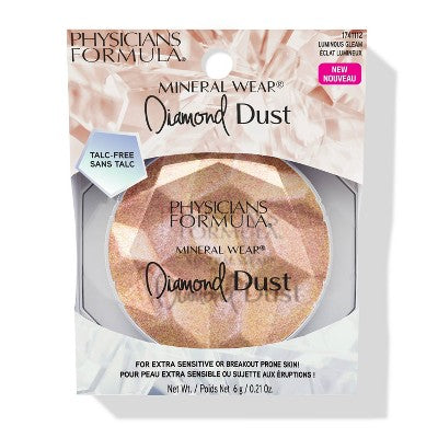 Physicians Formula Mineral Wear Diamond Glow Dust Powder Luminous Gleam 0.21oz - New by This is Beauty US