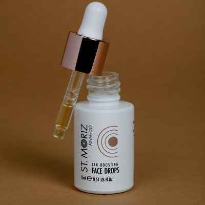 St. Moriz Facial Tan Boosting Serum Tanning Drops 0.51 fl oz - New
