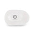 TELETIES Medium Flat Round Hair Clip Coconut White - New by This is Beauty US