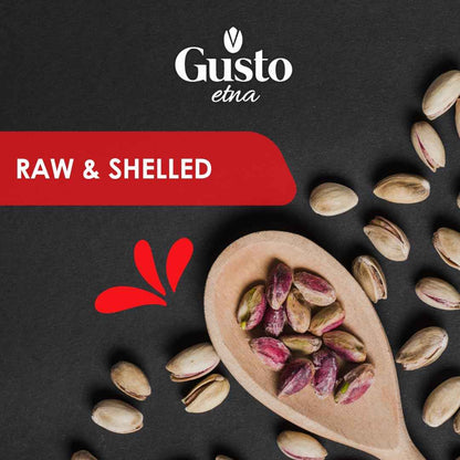 Gusto Etna, Turkish Pistachios No shell, Raw, Shelled, Unsalted, (1 kg) 2.2 lb