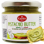 Gusto Etna Pistachio Cream Butter 190g (6.7 oz) – 28% Pistachio, Made in Sicily, Italian Pistachio Spread for Gelato, Pastry & Dessert