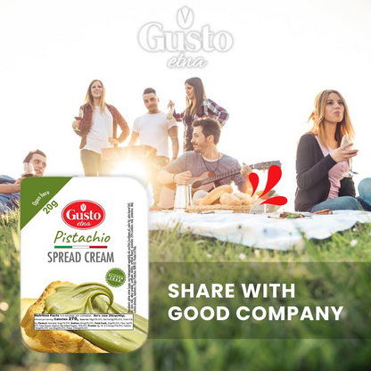 Gusto Etna, Pistachio Cream Cups, 40 Cups, 20 g each