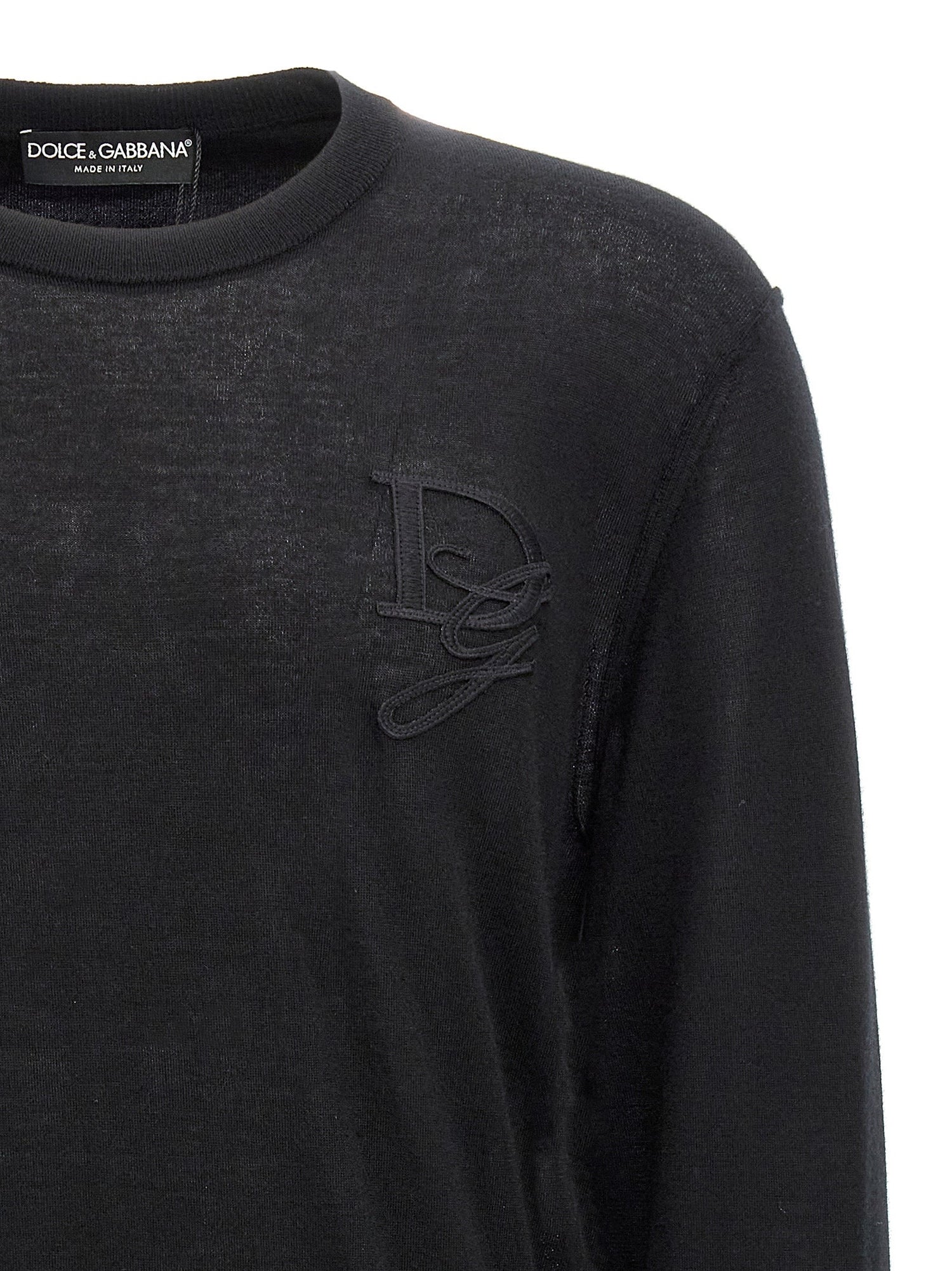 Dolce &amp; Gabbana Men Logo Embroidery Sweater by Luosophy