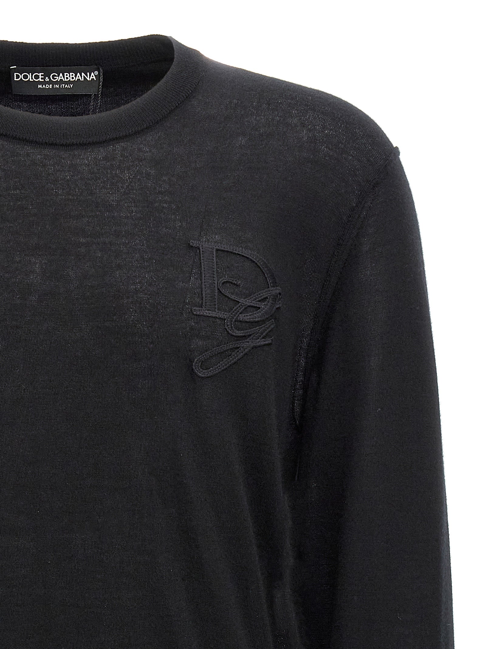Dolce &amp; Gabbana Men Logo Embroidery Sweater by Luosophy
