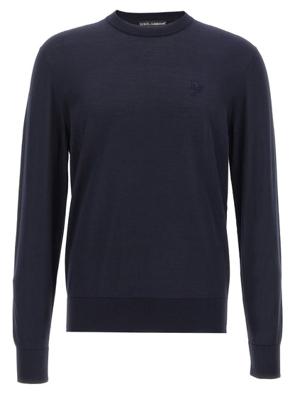 Dolce &amp; Gabbana Men Logo Embroidery Sweater by Luosophy