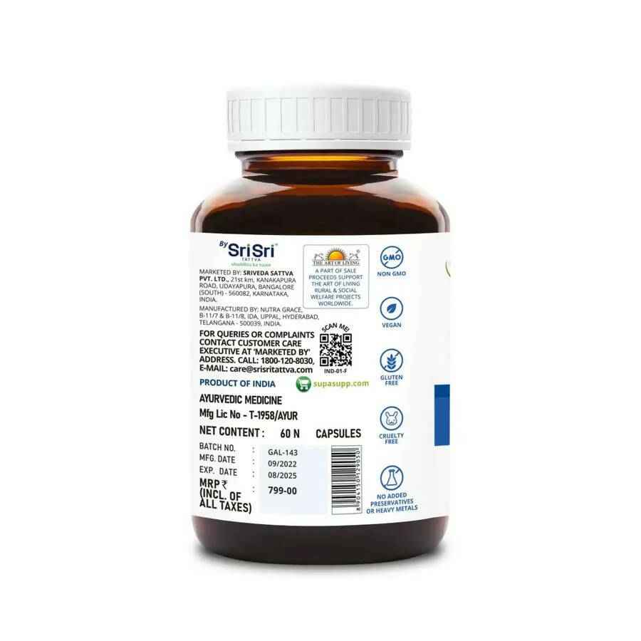 Sri Sri Tattva Supasupp Almond Oil Capsules