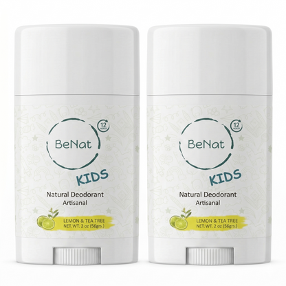 2-Pack all-Natural Deodorants for Kids &amp; Teens by BeNat