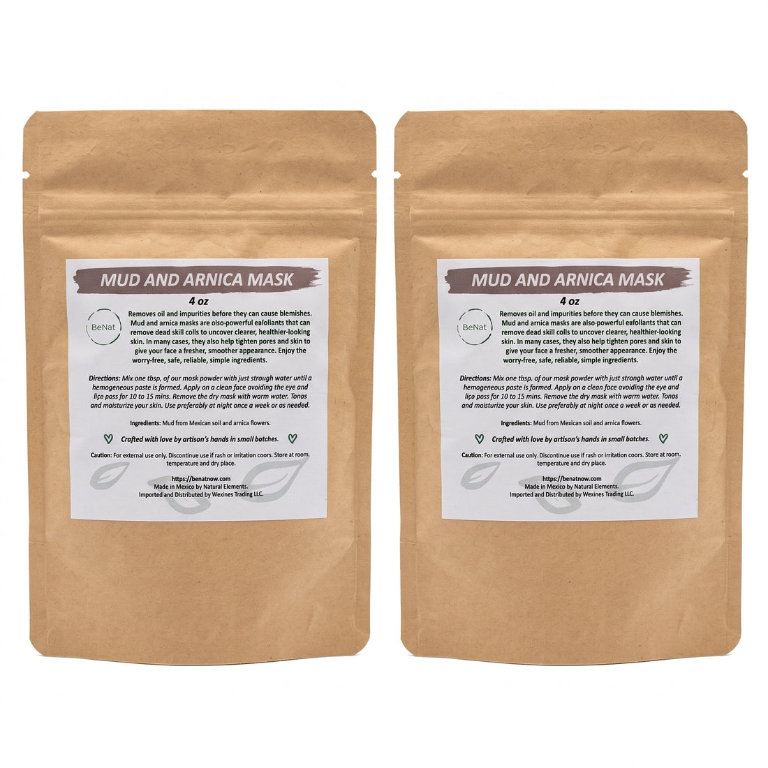 2-pack Mud &amp; Arnica Facial Mask