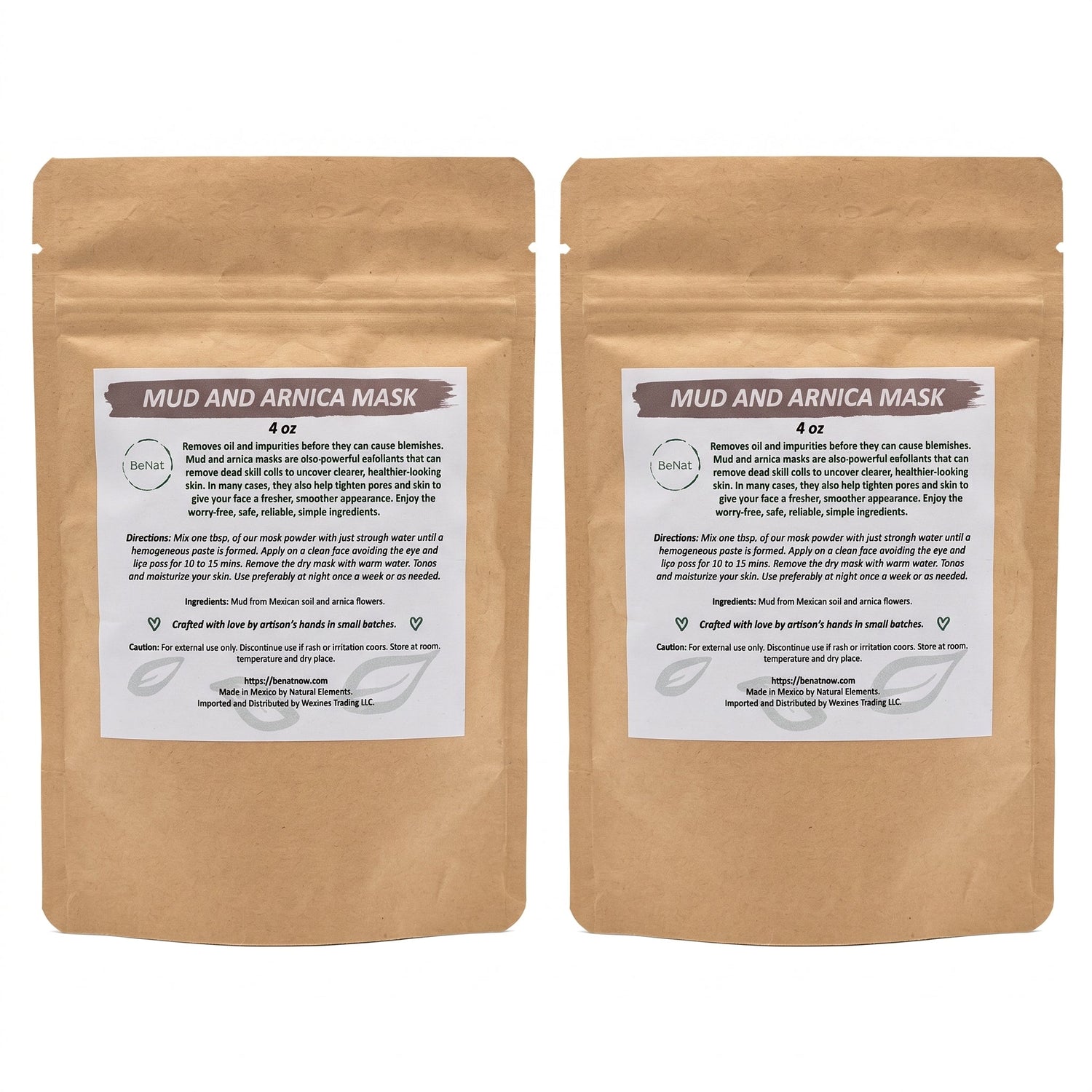 2-pack Mud &amp; Arnica Facial Mask