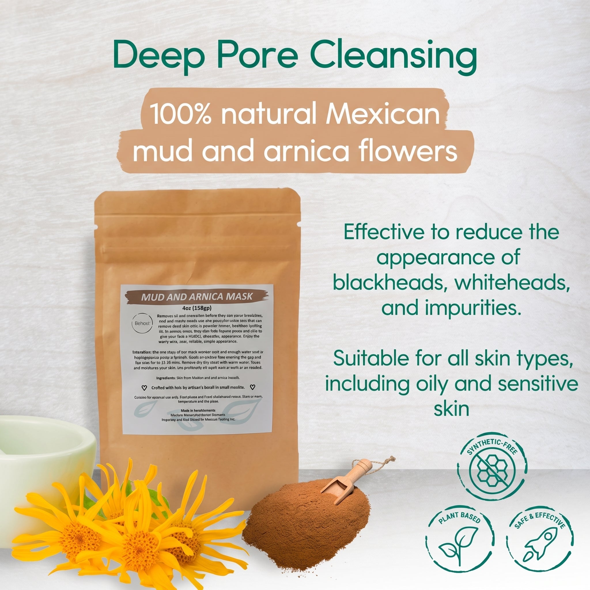 2-pack Mud &amp; Arnica Facial Mask