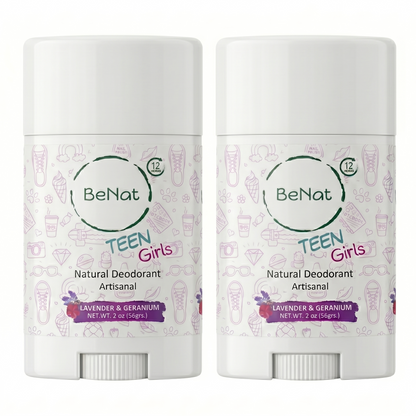 2-Pack all-Natural Deodorants for Kids &amp; Teens by BeNat