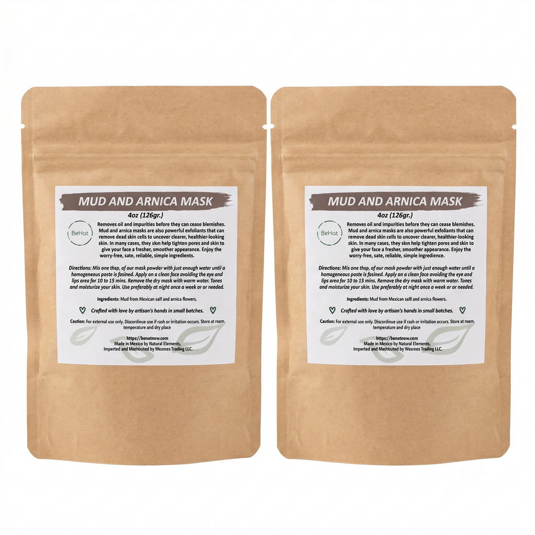 2-pack Mud &amp; Arnica Facial Mask 