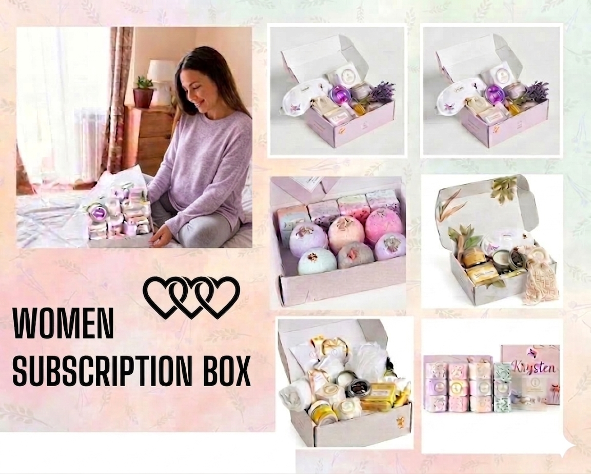 One year of self-care SUBSCRIPTION BOXES for WOMEN - Will be shipped every 3 months by Lizush