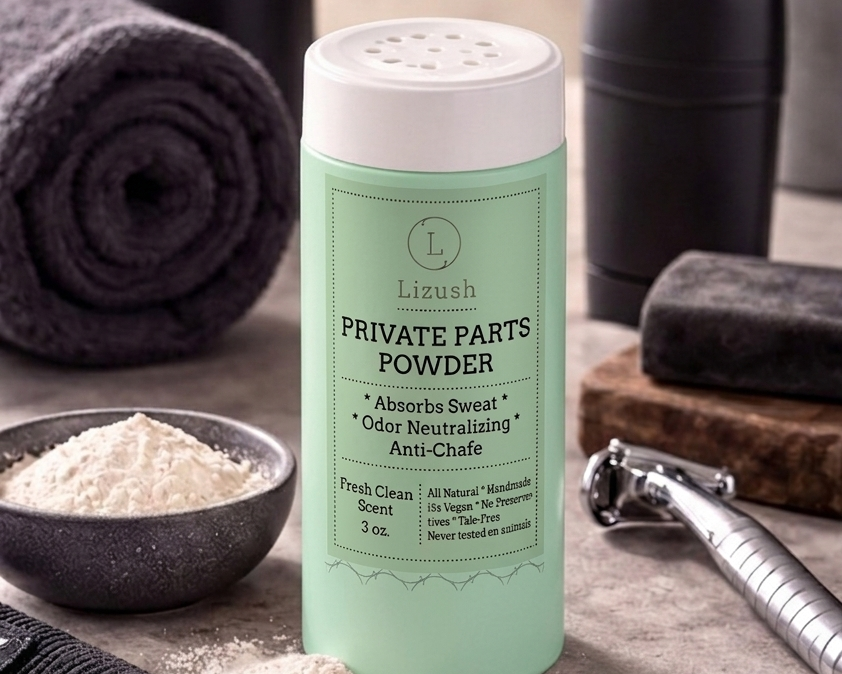 Natural Private Parts Powder - for men and women by Lizush