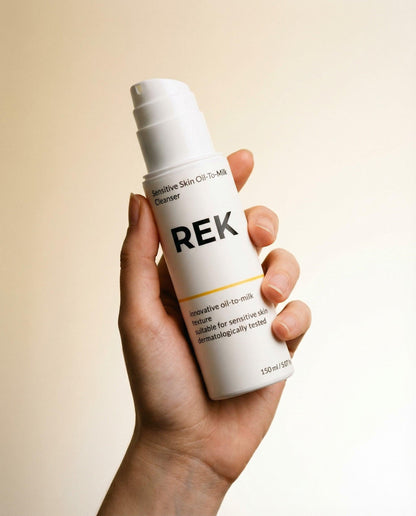 Oil-To-Milk Cleanser – Sensitive Skin Formula by REK Cosmetics