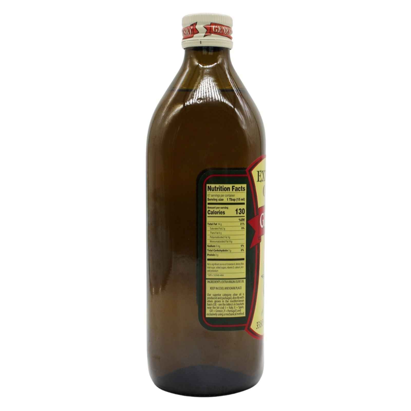 Genesio Premium Grade Extra Virgin Olive Oil – 1 Liter