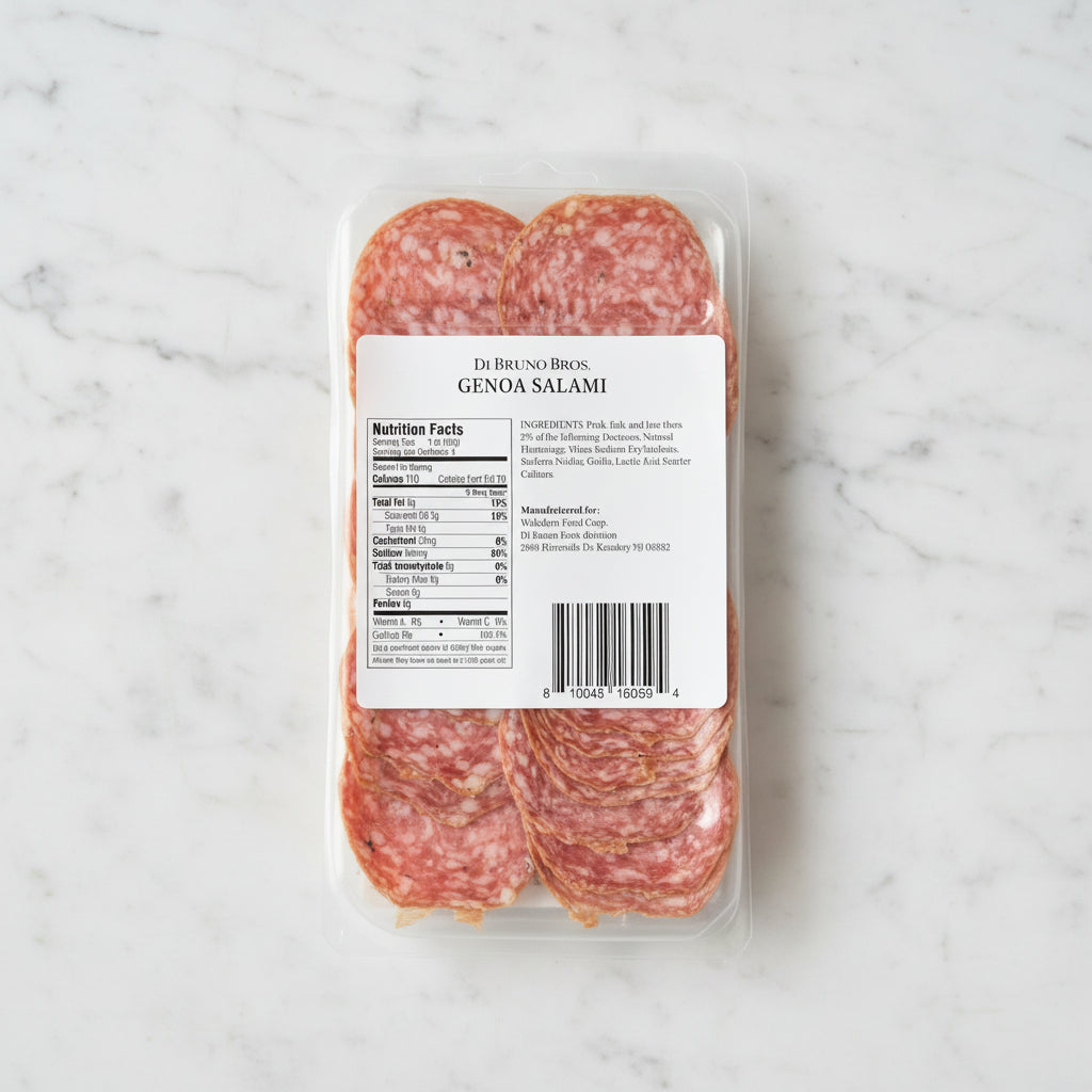 Sliced Genoa Salami by Di Bruno Bros.
