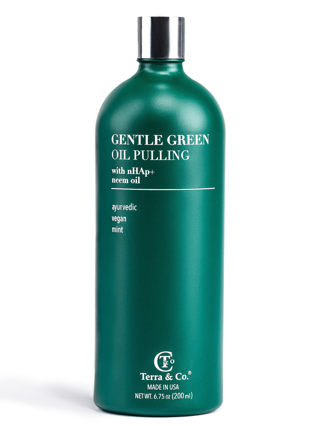 Gentle Green Oil Pulling Mouthwash – Enamel Support &amp; Gum Health 