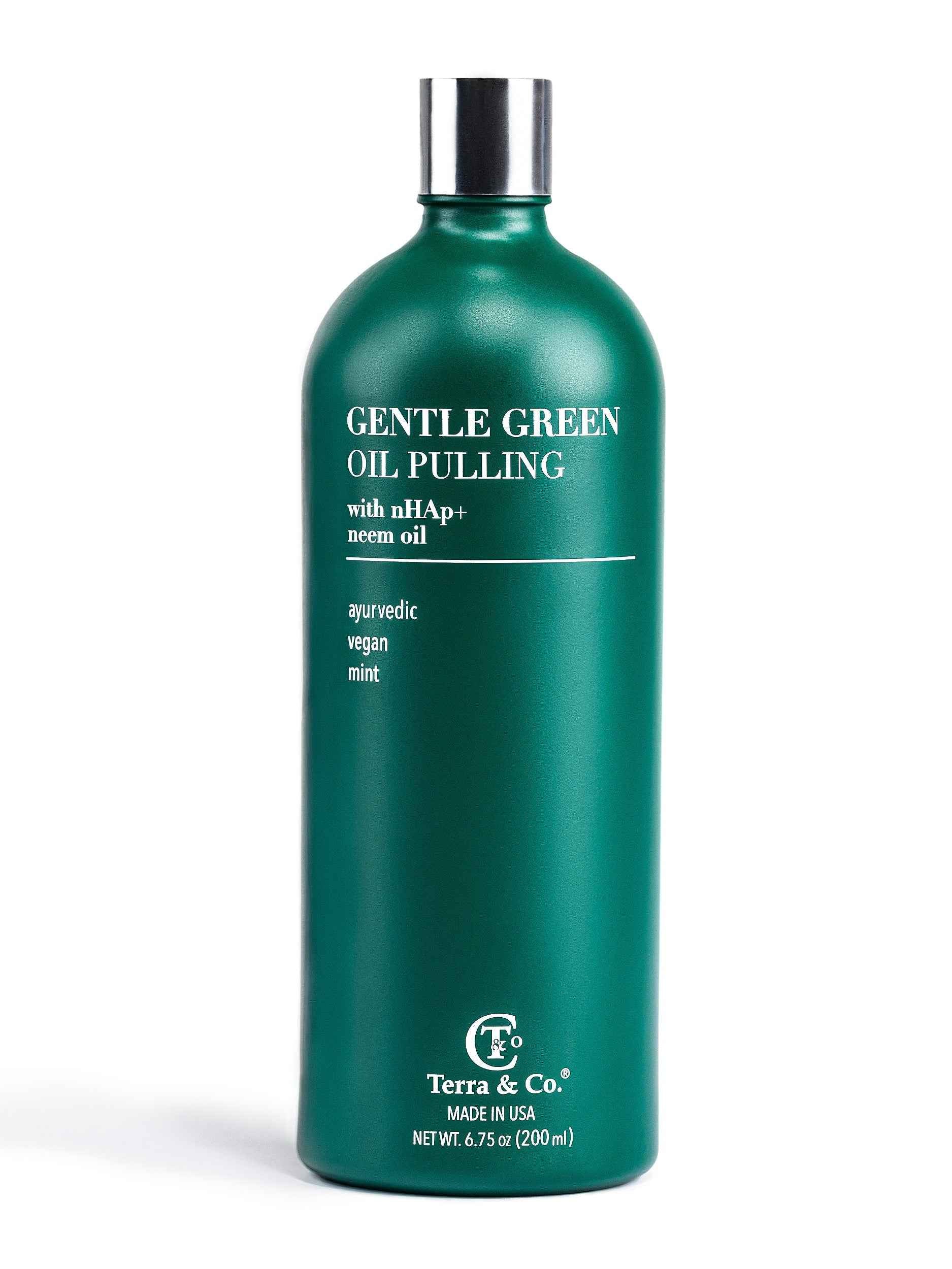 Gentle Green Oil Pulling Mouthwash – Enamel Support &amp; Gum Health