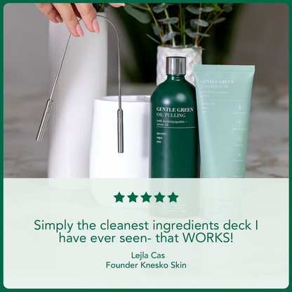 Gentle Green™ Sensitive Toothpaste with Hydroxyapatite &amp; B12 (Fluoride-Free, Natural Enamel Support &amp; Sensitive Teeth Relief)