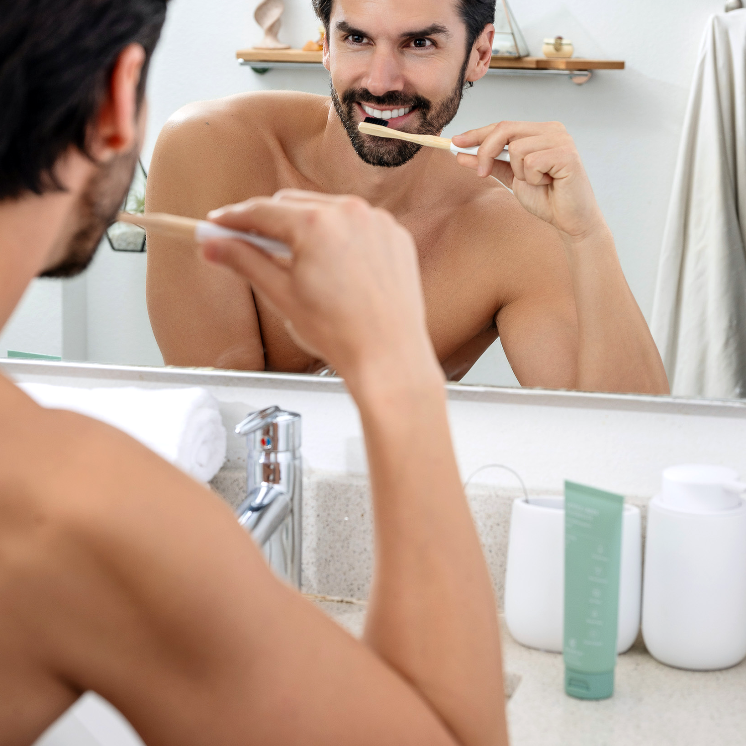 Gentle Green™ Sensitive Toothpaste with Hydroxyapatite &amp; B12 (Fluoride-Free, Natural Enamel Support &amp; Sensitive Teeth Relief)