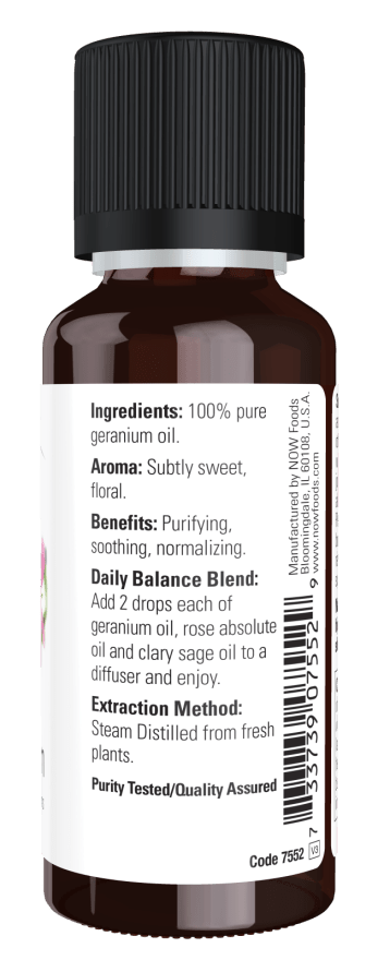 Geranium Essential Oil by Country Life Natural Foods