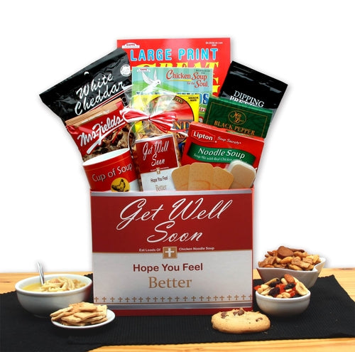 Chicken Noodle Soup Get Well Gift Box - Get Well Soon Basket