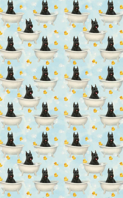 Rubber Ducky Giant Schnauzer Splash