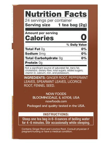 Herbal Tea, NOW by Country Life Natural Foods