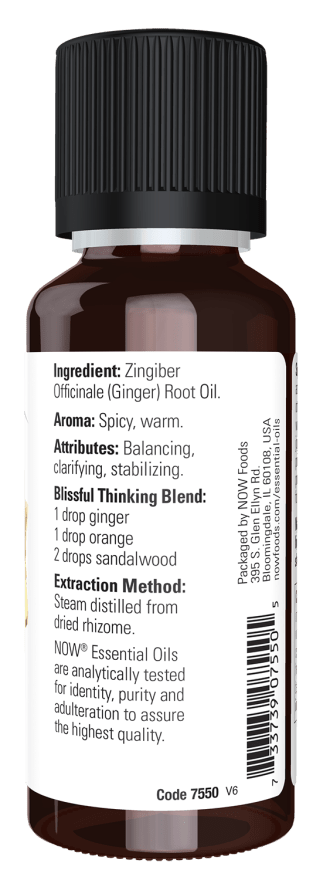 Ginger Essential Oil by Country Life Natural Foods