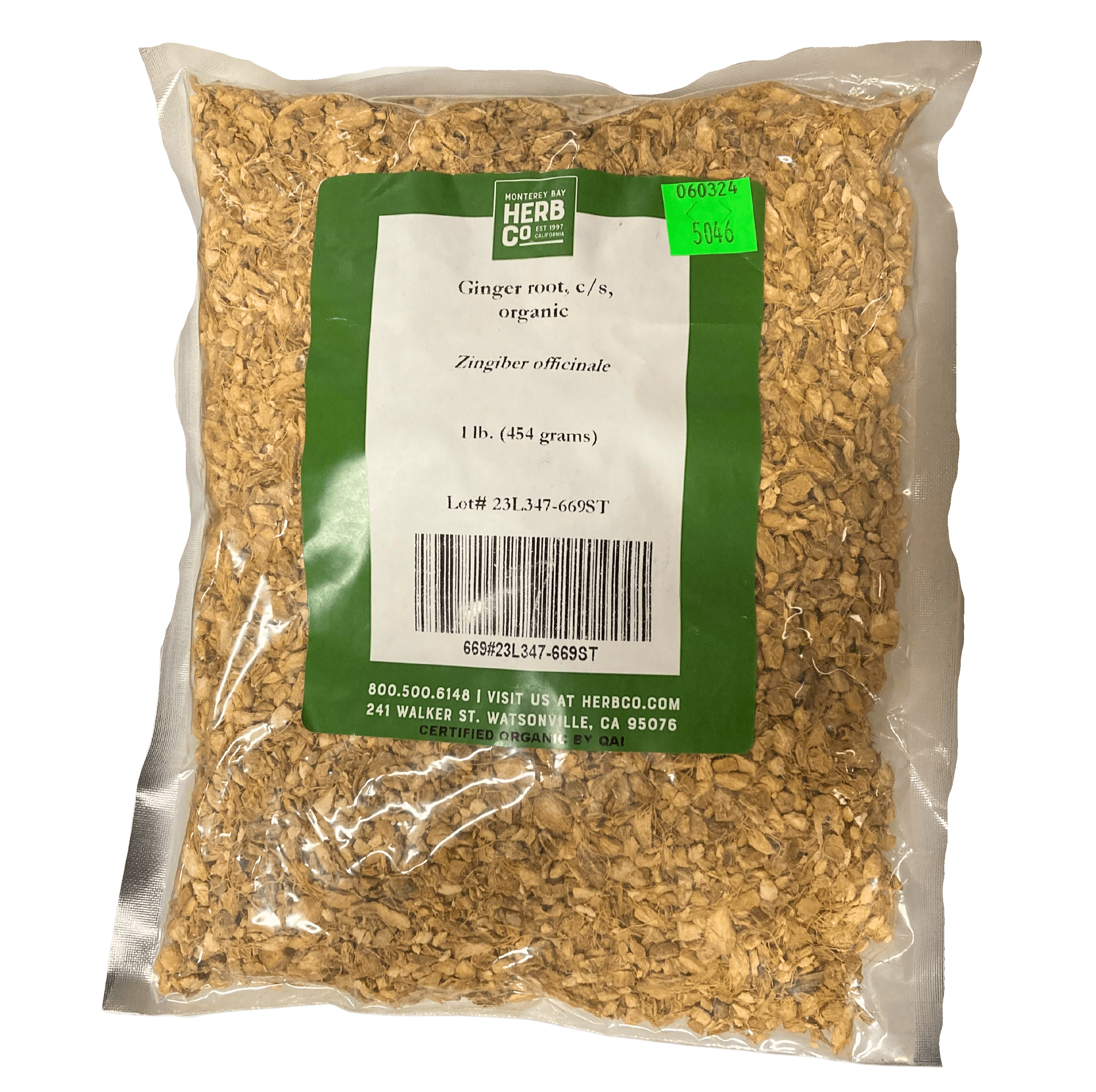 Ginger Root, Cut, Sifted, Organic by Country Life Natural Foods